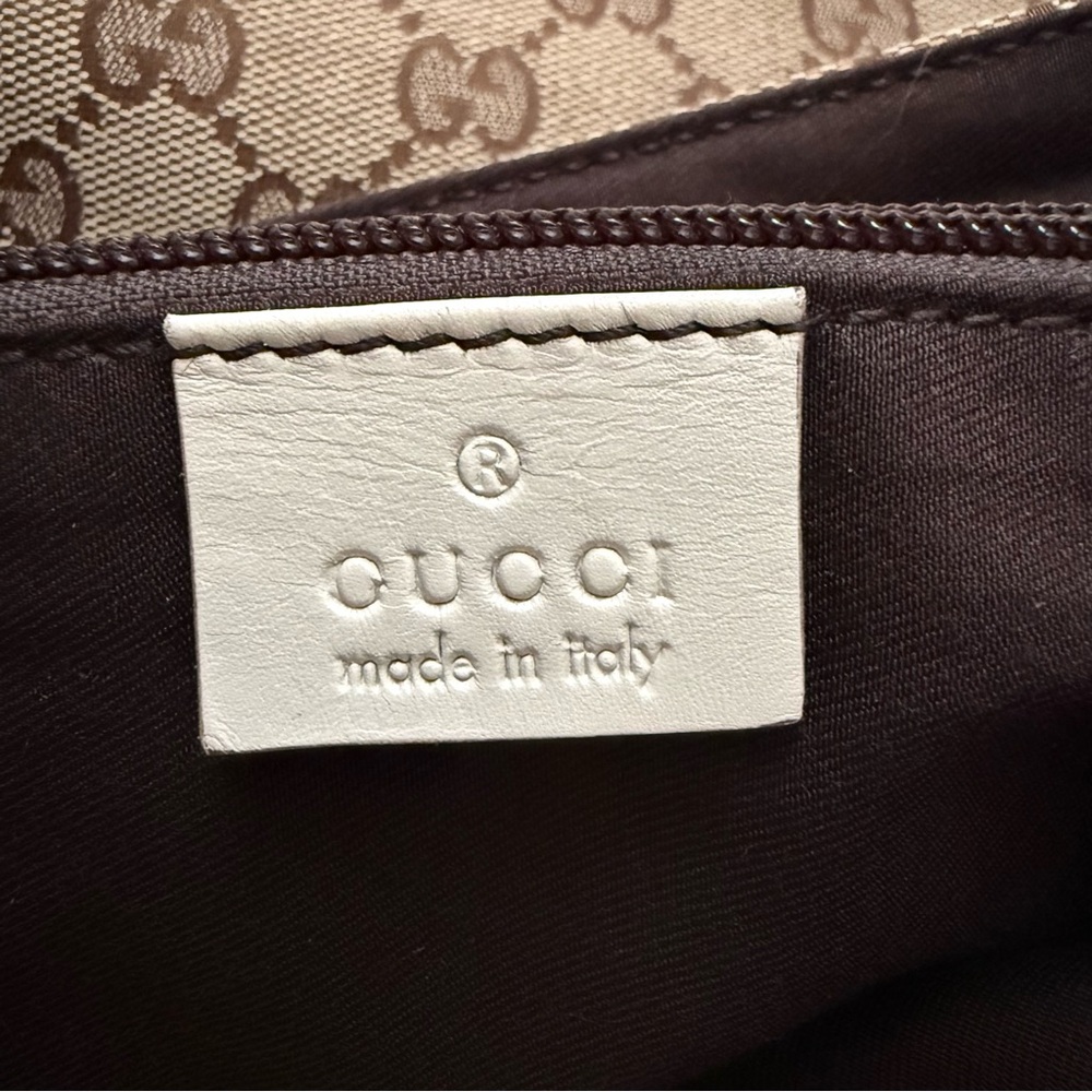 GUCCI Monogram Double Buckle Flap Messenger Bag - Picture 12 of 16